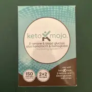 Keto-Mojo Glucose Ketone Monitoring System Blood Testing Kit Monitor with case