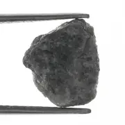 3.94 CT Real Natural Rough Loose Diamond, Gray Black Raw Uncut Gemstone Jewelry