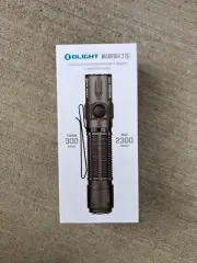 OLIGHT Warrior 3S Gunmetal Grey 2300Lum Rechargeable Tactical Flashlight