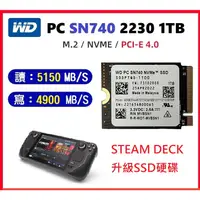 在飛比找PChome24h購物優惠-一體式掌機 Steam Deck 專用2230 1TB SS