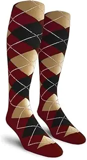 [Golf Knickers] Colorful Knee High Argyle Cotton Socks For Men Women and Youth (4A- 4Z)