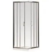 Rick McLean's Bathware Silver Euro Corner Entry Shower Screen 1000x1000