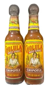 CHOLULA Chipotle Hot Sauce - 5oz - 2 Bottles - Free Shipping