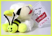NEW SPRINGTIME BUMBLE BEE MULTIPET SOFT PLUSH 6.5" LAMB CHOP DOG TOY W/SQUEAKER