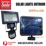 1x 120 LED Sensor Solar Lights Outdoor Security Motion Detection Flood