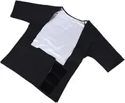 [MOBUTOFU] Women Muscle Shirt Slim Vest Body Fitness Shaper Vest Muscle Compression Shirt Comfortable Sweat-Wicking Clothing Workout Shaper Black