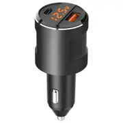 65W high-power car charger PD interface QC3.0 fast charging voltage monitoring SC01 notebook computer is applicable