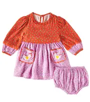 [Stella McCartney Kids] Stella McCartney Kids Baby dress and bloomers set M 24 pink