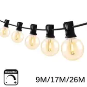 Outdoor String Lights LED Dimmable Globe Bulbs String Lamp Camping Decoration