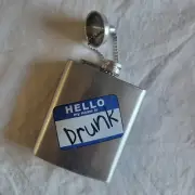 7 OZ Alcohol Pocket Flask Whiskey Flask Stainless Steel 148ml Portable Funnel
