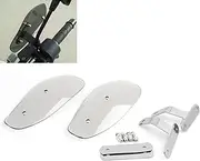 Artudatech Motorcycle Hand Guard Cold Wind Deflector Shield for Softail Touring Ho-nda Clear
