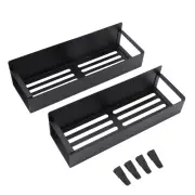 Refrigerator Magnetic Spice Rack Fridge Magnetic Shelf Space Saving 2pcs With