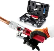 HVAC Swaging Tools Kit Hydraulic Copper Pipe Tube Expander Tool 3/8, 1/2, 5/8, 3
