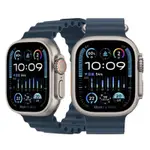 APPLE 蘋果WATCH ULTRA 2 LTE GPS+行動網路49MM 鈦金屬-藍色錶帶-二手9成新