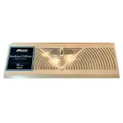 Accord Diffuser 15" Durable White Finish Steel Baseboard #64473 HVAC Air Flow