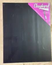 Claybord Art Supply Scratch Art Panel 16 X 20 1/8 Inch Flat