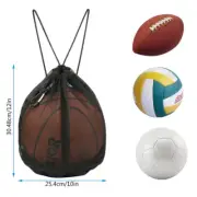 Large Sports Ball Mesh Bags Ball Holder Pockets Basketball Container for Outdoor
