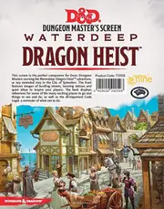 Dungeons & Dragons: Waterdeep Dragon Heist DM Screen