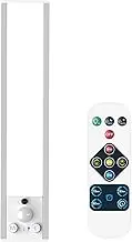 ENUOTEK LED Under-Unit Light Kitchen Furniture Lamp Battery with Remote Control and Motion Sensor, Length 24 cm Without Cable, Dimmable and Adjustable Light Colours, Easy Installation with Magnet