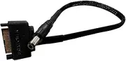 Peakloong Power SATA to DC5521 Adapter Cable SATA Male to DC 5.5mmX2.1mm Converter Adapter Power Supply Cable 12V Output