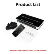 HDMI-Compatible Switch Switcher 5x1 5 in 1 out Audio Extractor 4K For PS4 PS5 c