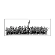 GHQ Micro Force ACW 10 Infantry Advancing in Sack Coat & Forage Cap - Pack New