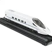 1/48 Scale Subway Train Toy Model Alloy Metal Die cast with Plastic Subway Train Model Metro Rail Static Finished Model Gift Collection Ideal for Kid Adult Men Children (White)