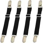 Bed Sheet Clips Straps Holder Mattress - Adjustable Elastic Grippers Suspender