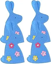 Zerodeko Easter Egg Covers Rabbit Shape Nonwoven Fabric Easter Style Egg Bags 4pcs