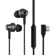 Edifier GM260 Plus USB-C Wired In-Ear Gaming Earbuds - Black In-line Mic & Remote - 10mm Titanium Drivers - Premium Metal Finish - L-Shaped USB-C Plug - Comfortable for All-Day Use [GM260 Plus]