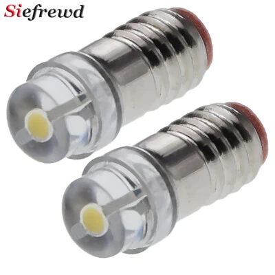 E5 E5.5 Screw Warm White LED HO/TT Scale Model Railway Light Bulb 3V/6V/12V DC