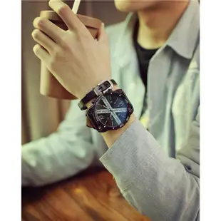 GD權志龍同款潮男手錶韓國bigbang男士超大錶盤韓版簡约學生女錶