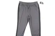 IDEOLOGY ID SIDE STRIPE GRAY 3XL 40-43 PERFORMANCE JOGGER SWEATPANTS PANTS