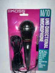 New Koss Microphone M10 Tested Audio Equipment Uni-Directional