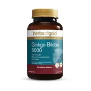 Ginkgo Biloba 6000 by Herbs of Gold