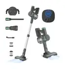 Cordless Vacuum Cleaner, 450W 45KPA 50 Mins Runtime Self-Standing Vacuum Clea...