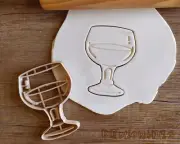 Wine Drink Glass Grapes Glass Tonic Alcohol Fresh Sweet Food Cookie Cutter