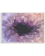 Stupell Amethyst Geode Cavern Photograph by Daphne Polselli