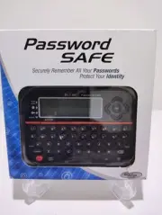 Password Safe Digital Logbook Organizer Black Model 595 Secure New Open Box