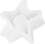 Homoyoyo Star Shaped Silicone Casting Molds for DIY Candle Holders Durable and Versatile Five Mold for Homemade Candles and Craft Projects Easy to Use and Dishwasher Safe