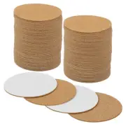 100-Pack Self-Adhesive Cork Sheets, 4 x 4 Inch Round Cork Board [2mm Thick]
