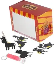 1Set DIY Shadow Puppetry Kit of Handmade Chinese Shadow Puppetry Tools for Creative Learning and Present Giving for Craft Activities and Early Education