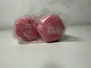 Neoprene Coated Red Dumbbells 2LB Hand Weight Set of 2