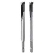 2 Pcs Forstner Drill Bit 10mm YG8/C1 Tungsten Carbide Wood Hole Saw Auger