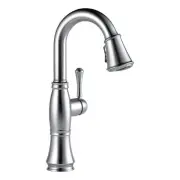 Delta 9997-DST Cassidy Pull-Down Bar/Prep Faucet - Lumicoat Arctic Stainless