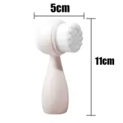 Double Side Silicone Face Cleanser Brush Portable Massage Cleaning Skin Massager