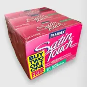 Vintage 1990s Tampax Satin Touch 3 Boxes Regular Tampons Movie Prop 54 Count
