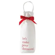 Pour Decisions Face to Face Wine Bag Size 6in W x 12.5in H x 2.5in D Pack of 3