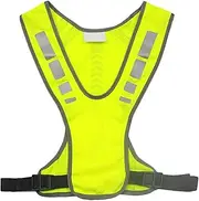 High Visibility Safety Vest - High Visibility Reflective Equipment | High Visibility Reflective Vest with Reflective Strips, Adjustable Fit, Reflective Safety