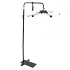 Led Floor Lamp 6 Tubes Dimmable Remote Control Height Adjustable Eyebrow T VA